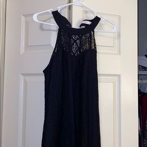 Black lace dress